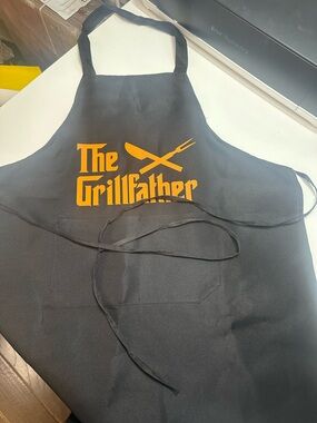 Choice of Style Black BBQ Apron with Logo